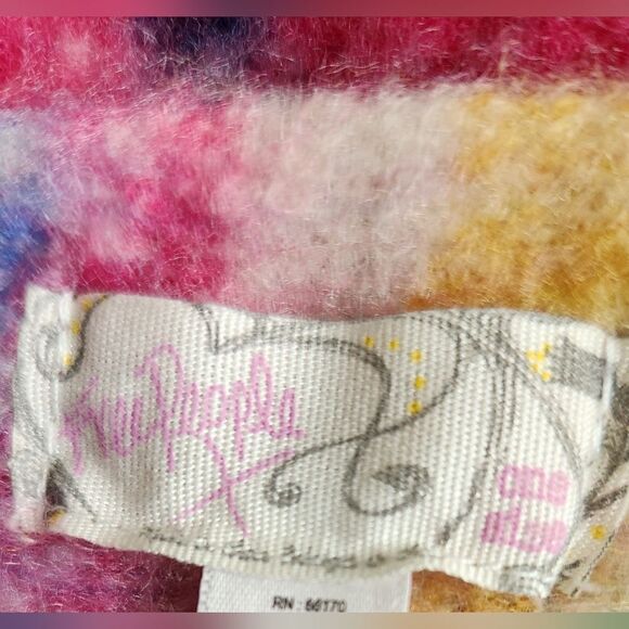 Free People Colorful Fringe Throw Blanket - Picture 3 of 4